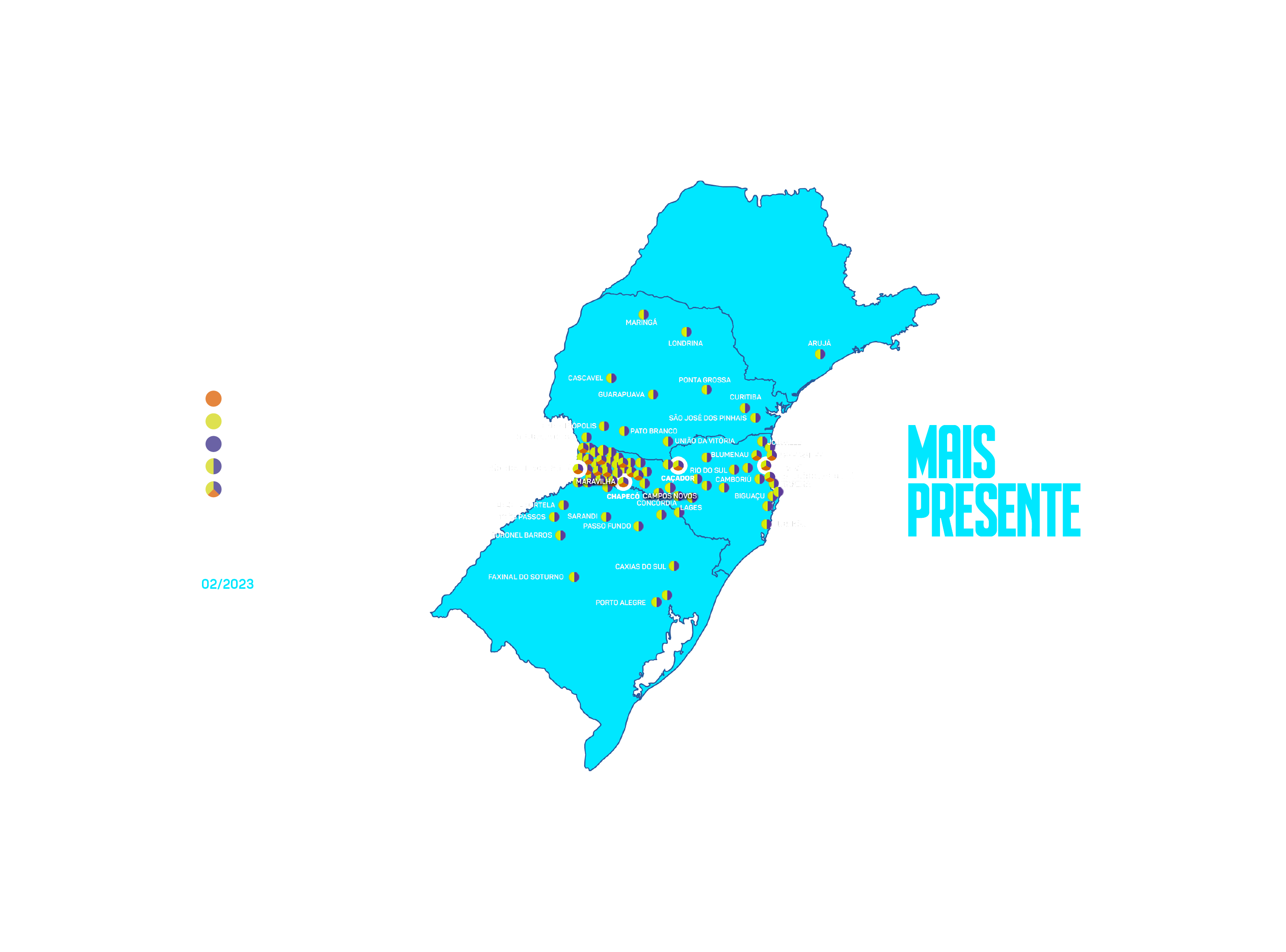 Mapa de área de atendimento Patrimonial Segurança.